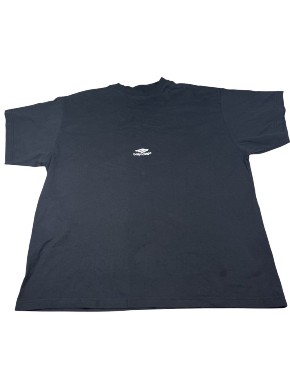 Balenciaga Skiwear Mens Black Oversized T Shirt Size Large 3B Sports Icon